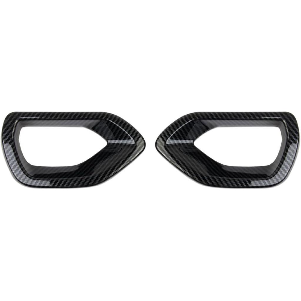 Crosselec Carbon Fiber Front Bumper Honeycomb Grille Inserts Mesh cover trim For Charger SRT/Scat Daytona 2015-2021