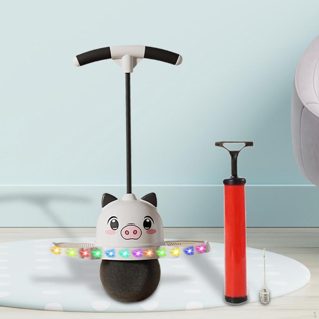 Мяч-прыгун Pogo Jump Ball, прыгающая доска для упражнений для мальчиков и девочек с легкой игрушкой для прыжков в высоту для тренировок