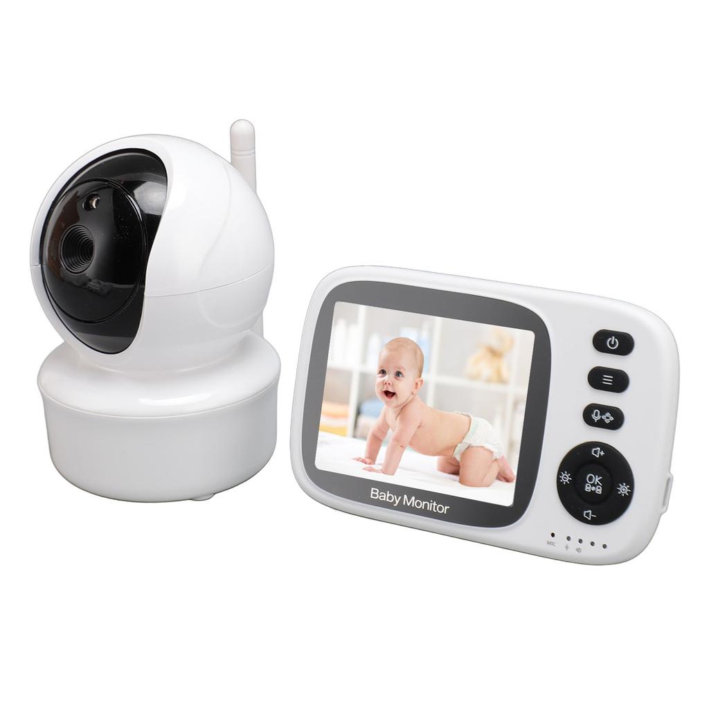 Видеоняня с камерой, 2-стороннее аудио, ночное видение, долгий срок службы батареи, беспроводной детский монитор, США