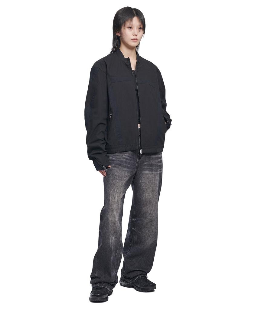 Nomanual Multi Line Moto Jacket - Black