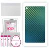 apgo Protective Skin Sticker for the Back Compatible with Huawei MediaPad T3 8.0, Wrap Film, Foil, Vinyl - Pattern Carbon Chameleon CAKA1