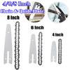 4/6 /8 Inch Mini Chainsaw Chain Electric Chainsaw Chains Used for Logging and Pruning Chainsaw Parts