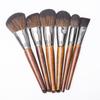 24-Piece Premium Animal Hair Makeup Brush Set - Soft Eyeshadow Brushes for Professional Makeup Artists