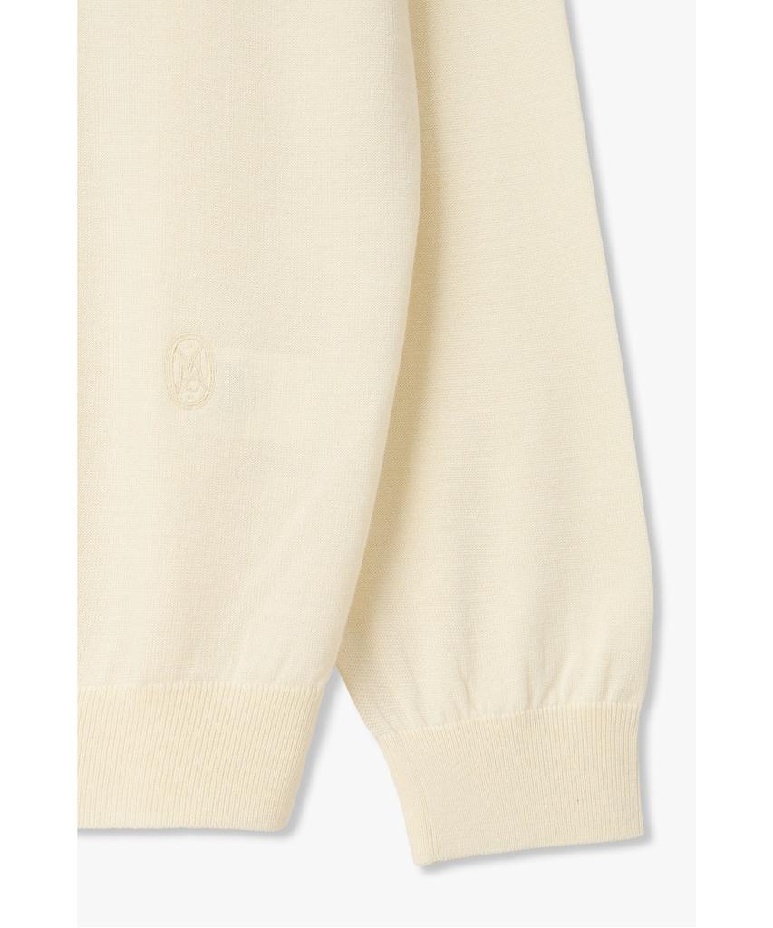 MAN ON THE BOON Four Seasons Crewneck Sweater_Cream 4716113004