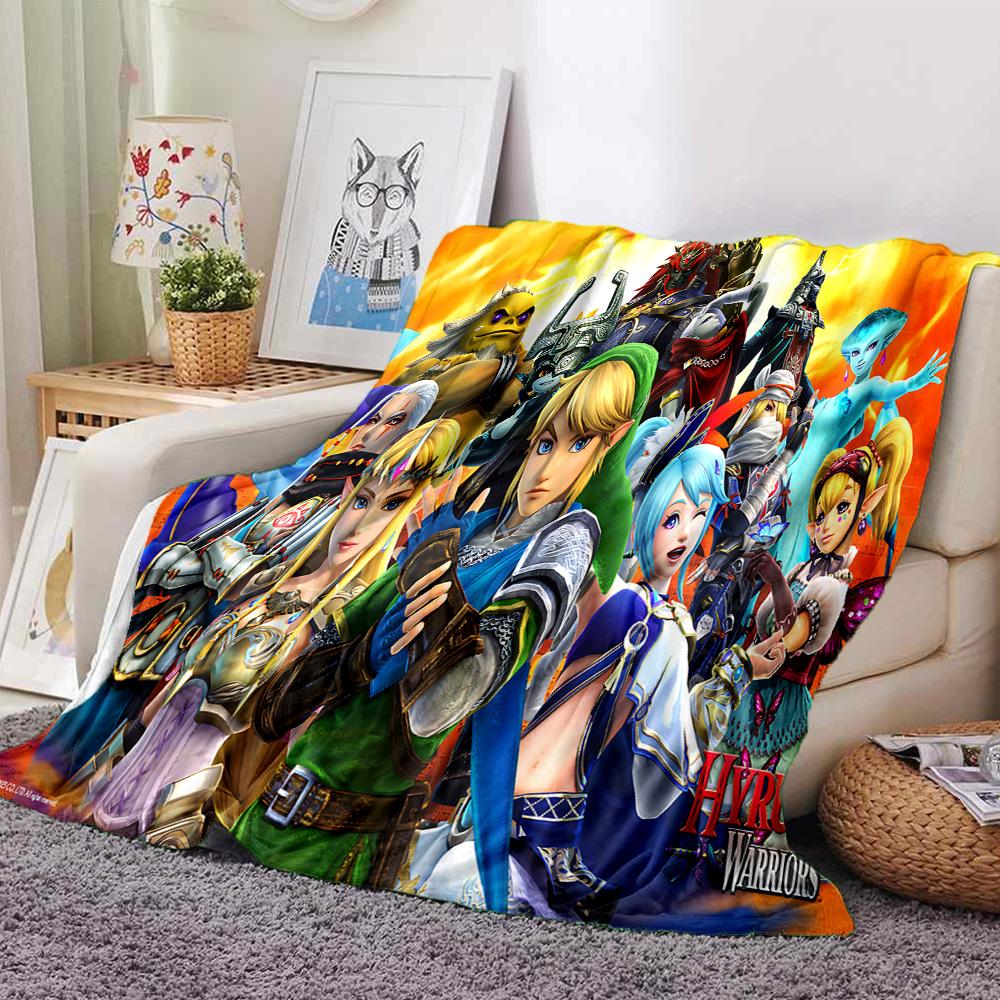 1pc Legend Zelda Skyward Sword flannel Blanket for Super Soft Cute Comfort Blanket for Travel Bedding Couch Sofa Blanket Y82553