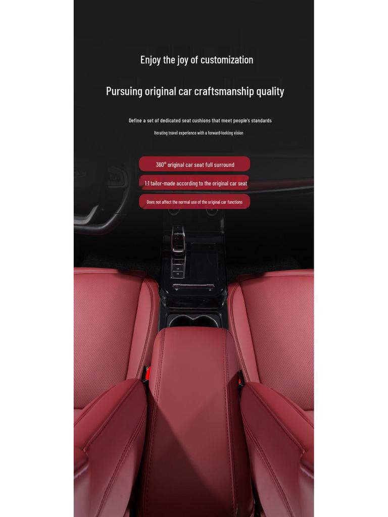 Chery Tiggo 8 Pro Full Coverage Leather Seat Cushion and Cover