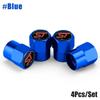 4Pcs/Set ST Emblem Car Wheel Tire Valve Caps Covers Accessories For Ford Focus Kuga Mondeo Transit EcoSport Tierra Explorer