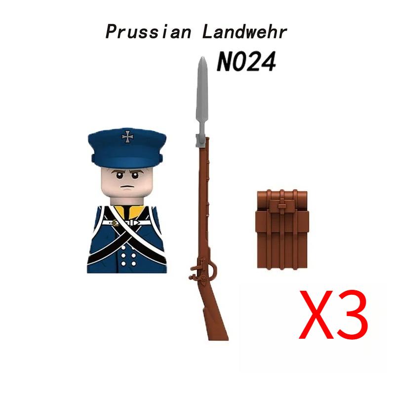 MOC Средневековый Военный Наполеоновские Войны Строительные Блоки Британская Французская Армия Пехота Кавалерия Фигурка Солдата Кирпичный Конструктор