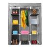 Nyana Home Fabric Dressing Room with Zipper Doors Measures 170x130x45cm