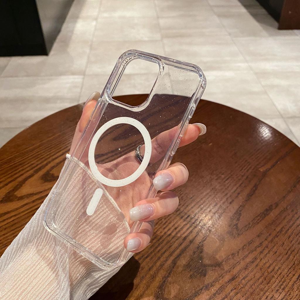 IPhone 16E Антибактериальный Флеш-порошок Подходит для чехла для мобильного телефона Apple 16Pro 15 Акриловый Магнитный 14promax Противоударный