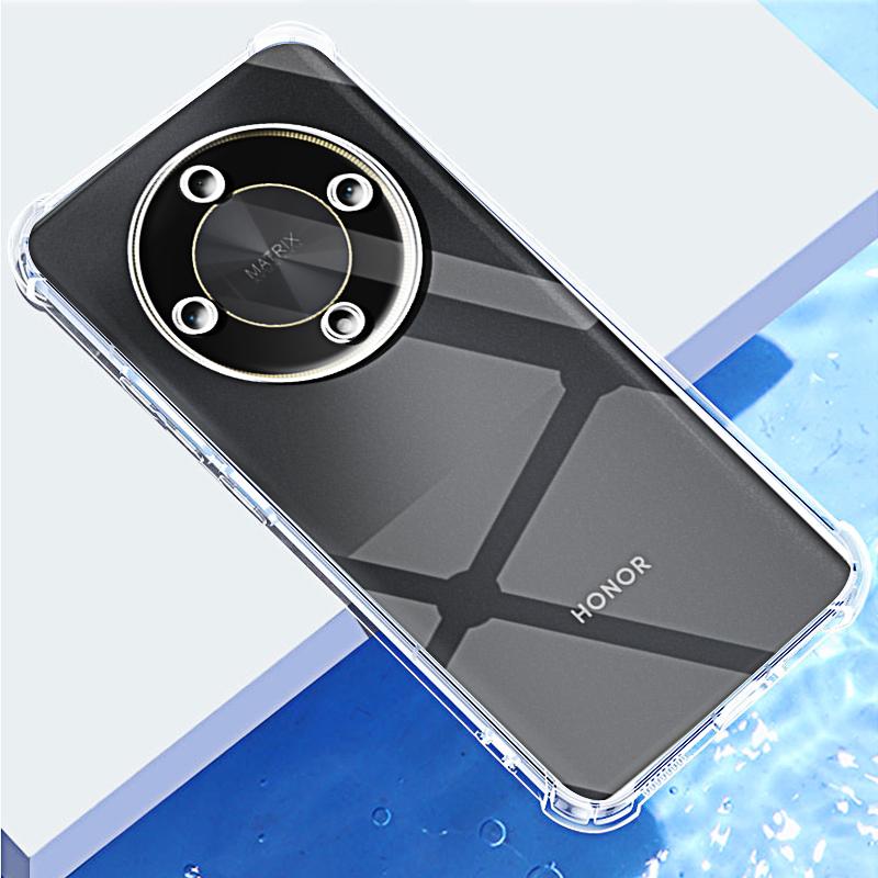 Прозрачный чехол для телефона Honor x9b X8b X7b X6a X7a X8a X9a X8 X7 X6 Чехол-накладка из тонкого мягкого ТПУ с защитой объектива камеры