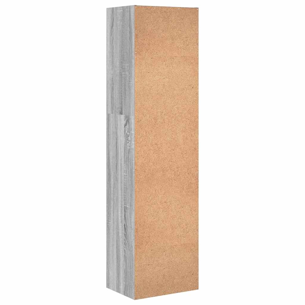 Bookshelf Gray Sonoma 40 x 30 x 152 cm Particleboard