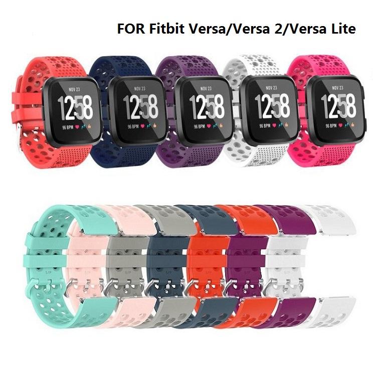 Силиконовый ремешок для браслета Fitbit Versa/Fitbit Versa 2/Versa Lite, сменный ремешок для смарт-круглого браслета