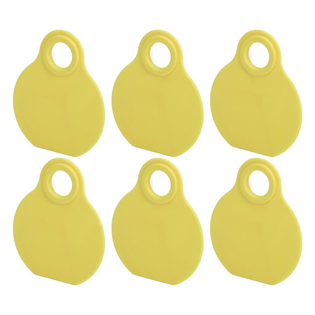 50pcs Livestock Neck Tags TPU High Durability Flexibility QR Code Blank ID Tag for Cattle Ranch