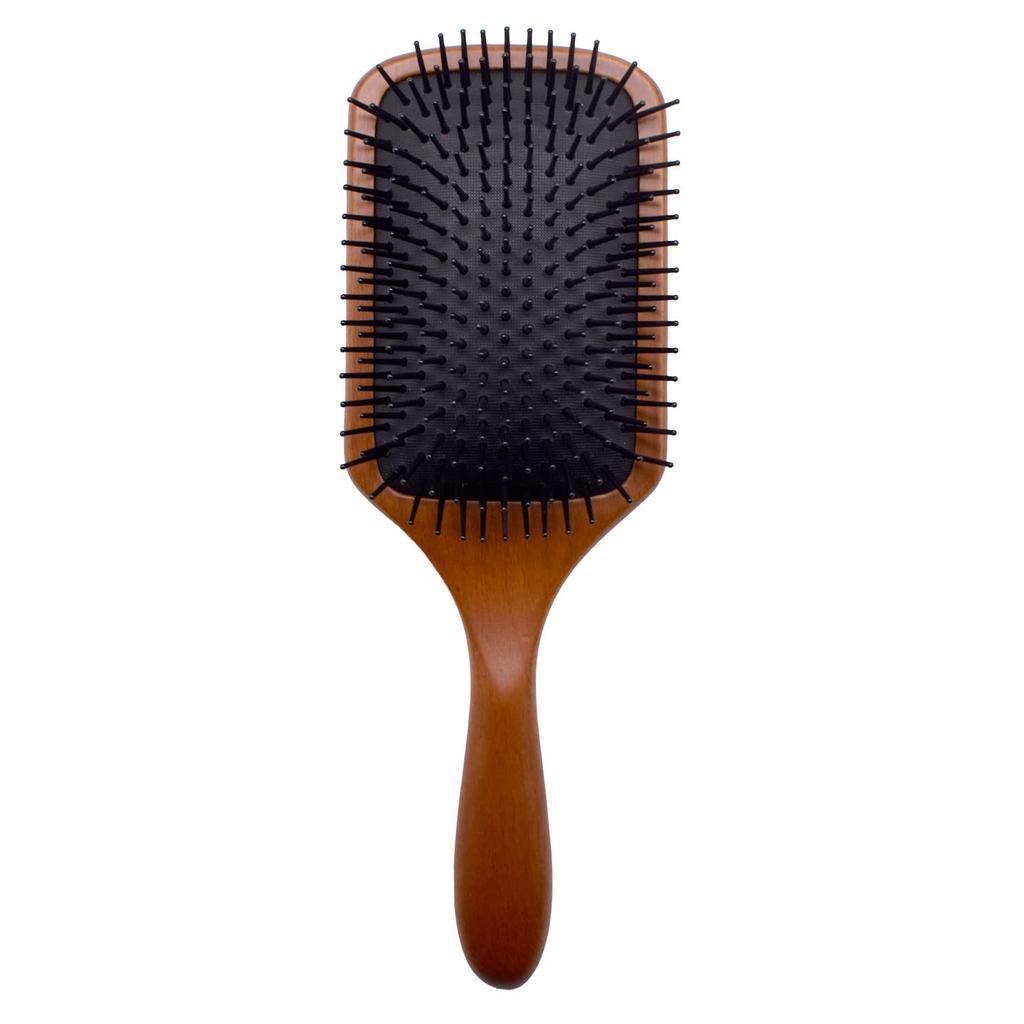 Wood Paddle Brush That Expands and Contracts To Fit Your Promotes Blood Hair Pieces Aoyama Labo (Aoyama Labo) Scalp, Circulation, Brush, 1.0