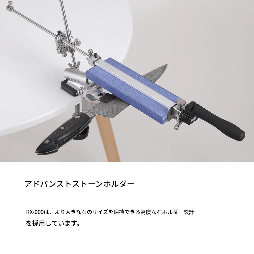 zmart Pro RX009 Точилка для ножей Фиксированный угол Заточка Алмазная Керамическая Кухонная Заточка Грубая Средняя Финишная Регулируемая Заточка Заточка Нержавеющая