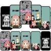 Чехол для телефона Samsung Galaxy S25 S24 S23 iPhone 16 15 Xiaomi Redmi Note 14 13 12 16E 11 Pro Max OPPO Moto Huawei Anime Spy X Family Anya Forger Cover