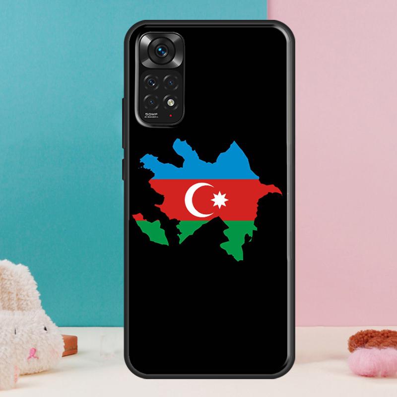 Чехол Флаг Азербайджана для Xiaomi Redmi Note 13 Pro 14 12 11 9 10 9S 10S 11S 12S Redmi 14C 13C 10C 12C