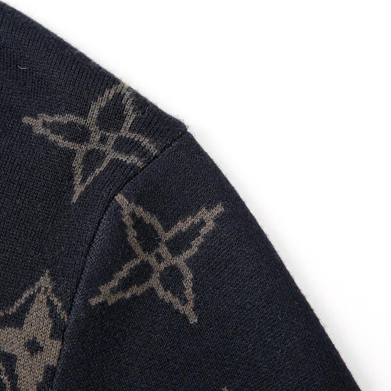 Caizi Men's Pullover Round Neck Sweater