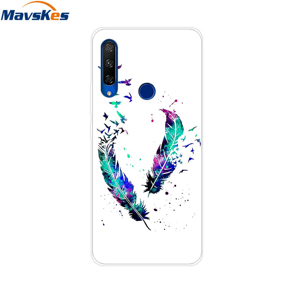 Крашеный чехол для Alcatel 1S 2020 5028Y 5028D Чехол Мягкий силиконовый чехол TPU Funda для Alcatel 1S 2020 Чехол Обложка Etui Бампер Coque