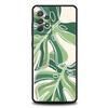 Чехол для телефона Monstera Green с листьями для Samsung A15 A13 A51 A71 A41 A31 A21S A03S A05 A35 A32 A55 A23 A25 A33 A53 A73 5G
