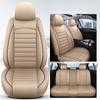 5-местный передний + задний полный комплект, передний чехол для автомобильного сиденья, защитная подушка, Роскошная водонепроницаемая подушка для сиденья из искусственной кожи, внедорожника, грузовика