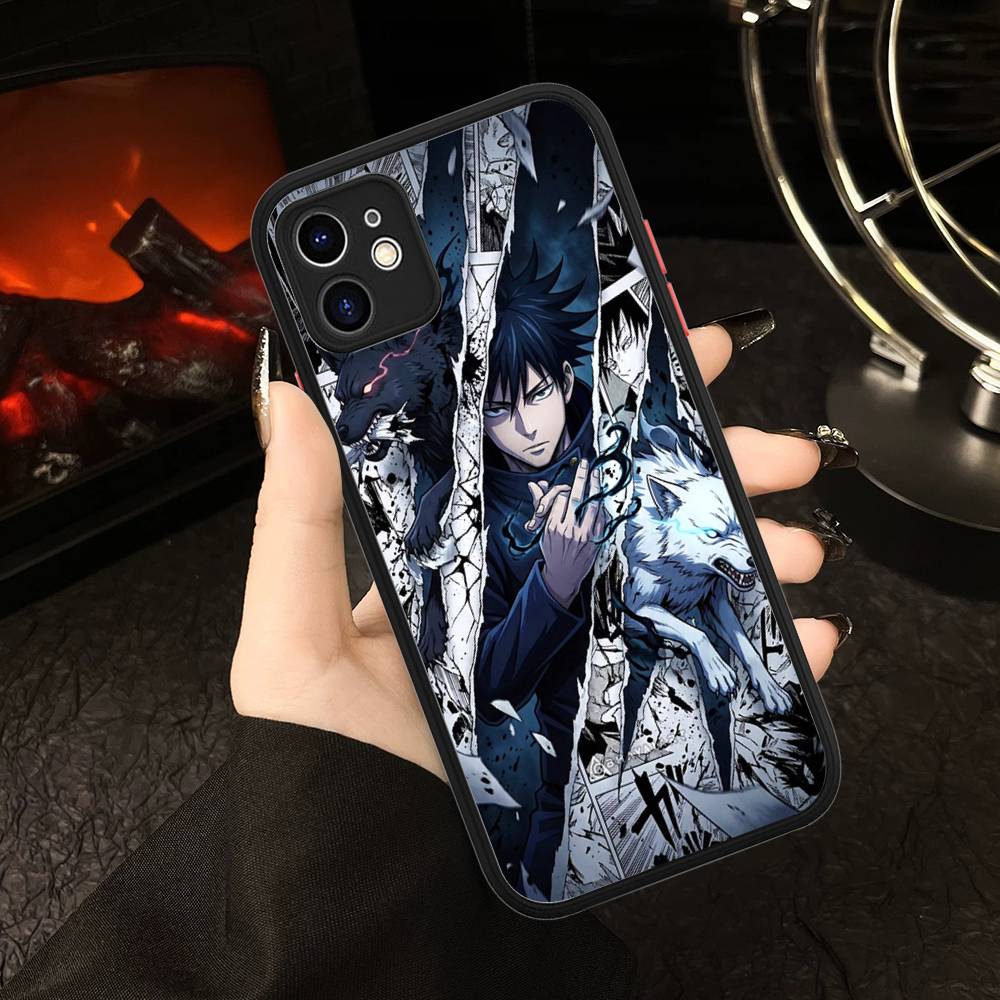 Чехол для телефона с персонажем аниме F-Fushiguro M-Megumi для IPhone 16e 16 15 14 13 12 11 Pro Max X XS Max Plus Матовый Прозрачный