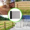 1PC Sleek Fence for Yard Protection Animal Barrier Industrial Black Durable Thickened Mesh Flowers Multiple Sizes Available