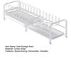 Pull Out Dish Storage Rack Carbon Steel Plate Drain Stand Holder Kitchen Drawer Organizer for Dishes Lids Cutting Boards