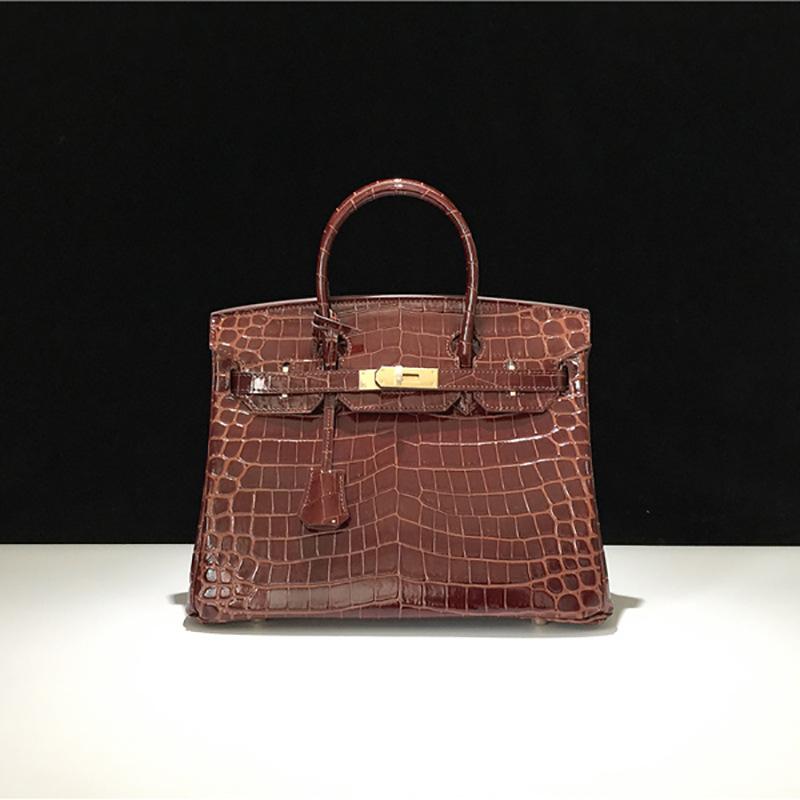 Genuine Leather Yellow Cowhide Chain Metal Bag Fashion Large Capacity Timeless Versatile Womens Single Shoulder Handbag Tote Bag Easy To Match