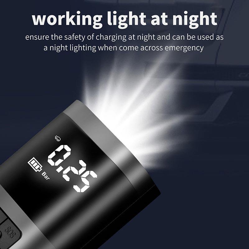 Многофункциональный электрический воздушный насос Портативный автомобильный воздушный компрессор Накачиватель шин