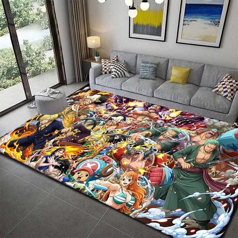 One Piece Dressrosa Pattern Area Rug Soft Durable Mat for Bedroom Living Room Decor