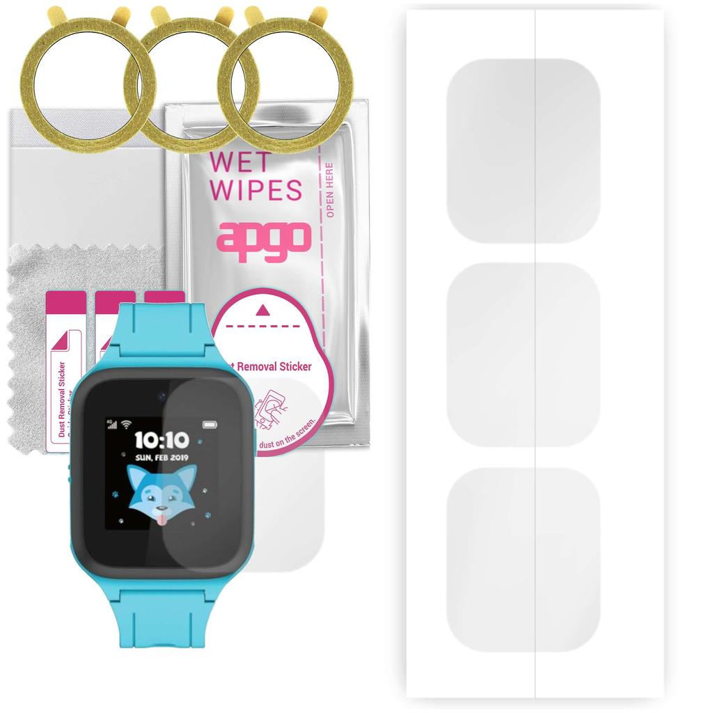 3 гидрогелевых защитных пленки apgo для TCL Movetime MT40, гидрогелевая пленка, с позиционирующим слоем, простая установка