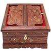 Rectangular Wooden Stand and Box for Rahal's Holy Book Handmade