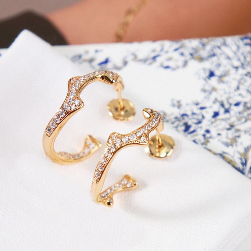 Винтажные серьги популярного бренда 2023 года для женщин, серьги-подвески с бриллиантами в виде лозы изысканного качества, роскошные ювелирные изделия, дизайнерские женские серьги