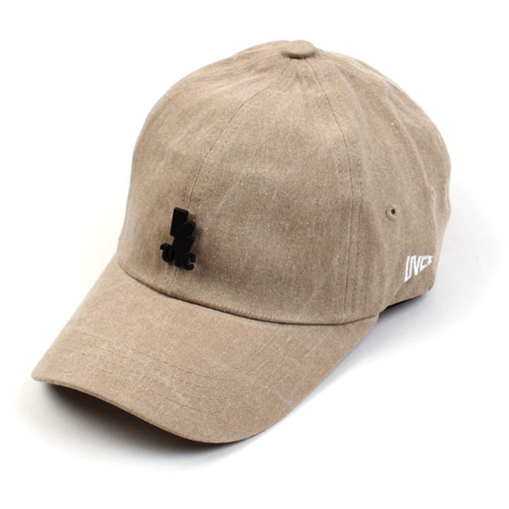 Кепка-бейсболка Yunibeosyeolkemiseuteuli Black Thunder Washing Beige