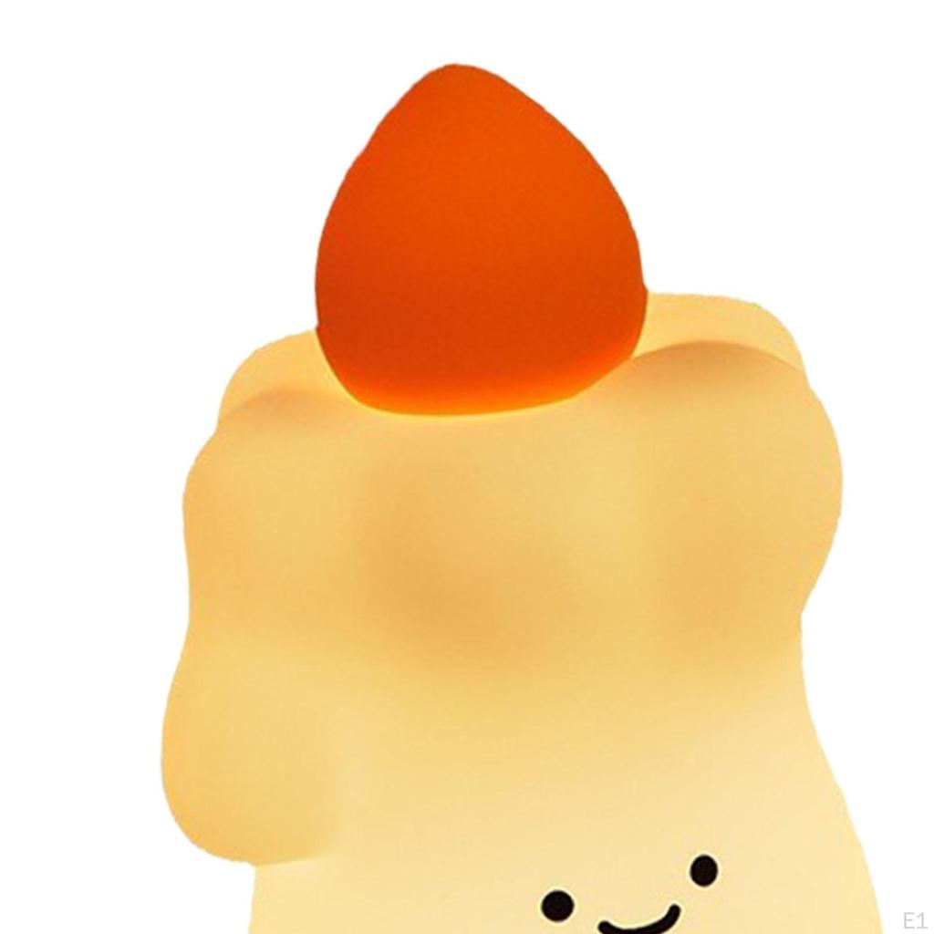 Силиконовый ночник для детей, рождественский орнамент, статуэтка, таймер на 30 минут, рождественская свеча в форме лампы