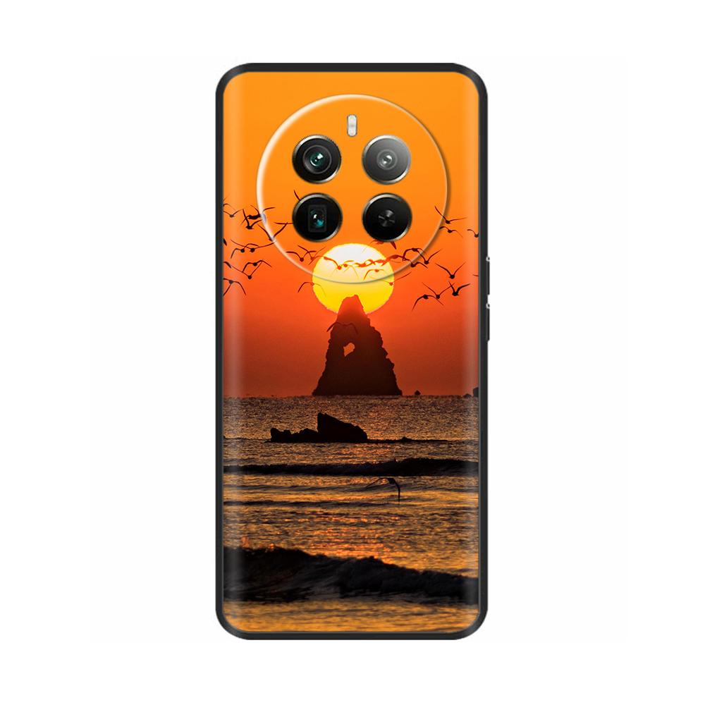Силиконовый чехол для телефона Realme 12 Pro Plus Мягкая черная задняя крышка для Realme 12 Pro + Realme12 Funda Защитный чехол Coque