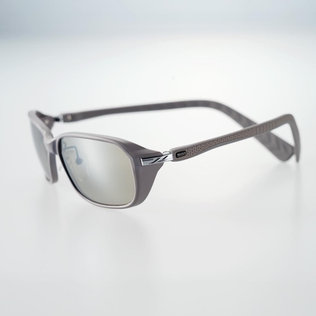 Zeku Polarized Sunglasses TIDA Smoke EASE GREEN [Zeque] F-2189 Gradient/White