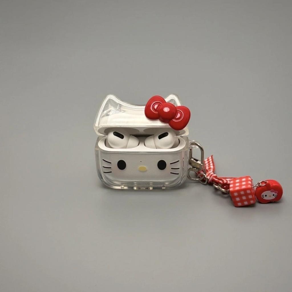 Стерео бант Hello Kitty для airpodspro1 защитный чехол AirPods 1 поколение 1-го поколения чехол для bluetooth-гарнитуры