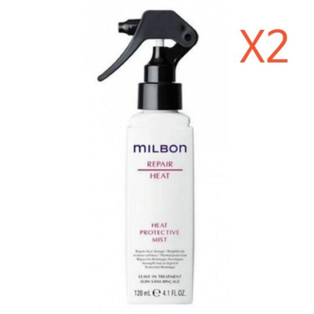 Milbon Repair Heat Protective Hair Mist 120ml 2-Pcs