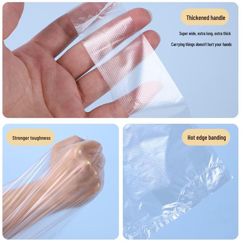Xiao Xian Thickened White Vest Handle Carry Bags