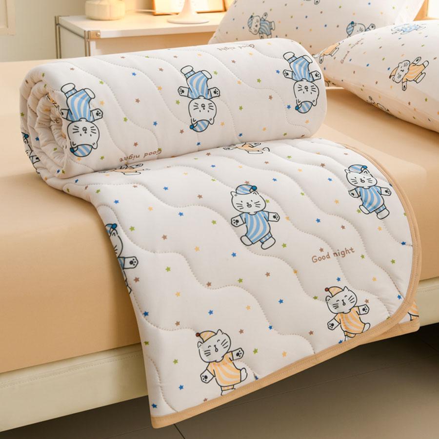 Новое одеяло с цветочным принтом для весны и лета для односпальной и двуспальной кровати, мягкое, приятное к коже, дышащее, удобное, одеяло для кондиционера