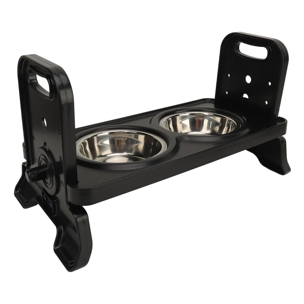 Приподнятые миски для собак, предотвращающие проливание, 3 регулируемые высоты, приподнятая миска для собак, корм для собак из нержавеющей стали