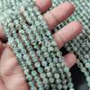 Бусины из натурального драгоценного камня пренита, круглые зеленые рутилированные бусины класса AA, размер 6 мм, 8 мм, 10 мм, полная нить 14–15 дюймов.