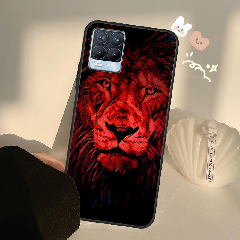 Чехол King of jungle Lion для OnePlus 10 9 Pro 8T 9R Nord2 Чехол для Realme GT Neo 2 3 GT Master 8i 9i 8 Pro