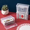 Clear Plastic Playing Card Case Holder Empty Playing Cards Storage Box Game Card Organizer Business Trading Cards