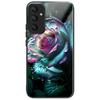 Чехол для Samsung Galaxy S25+ из закаленного стекла и ТПУ, противоударный, с печатью узора, чехол для телефона