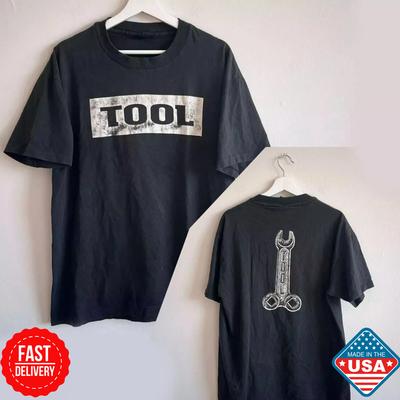 Винтажная футболка 90-х группы Tool Alternative Metal Rock Band Wrench Tour Размер S-5XL Смешная унисекс футболка