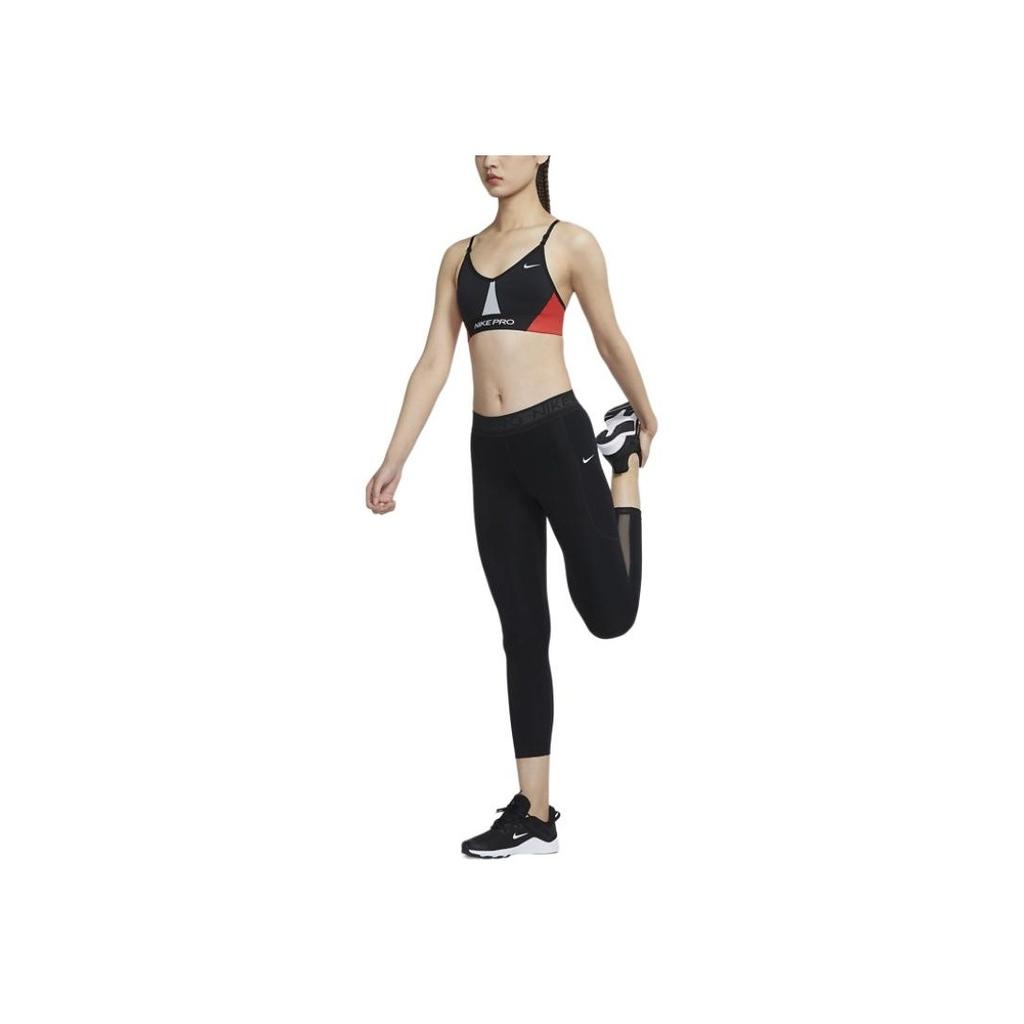 Nike Pro Indy Training Low Impact Support Спортивный бюстгальтер Женское нижнее белье Черный CZ7187-010